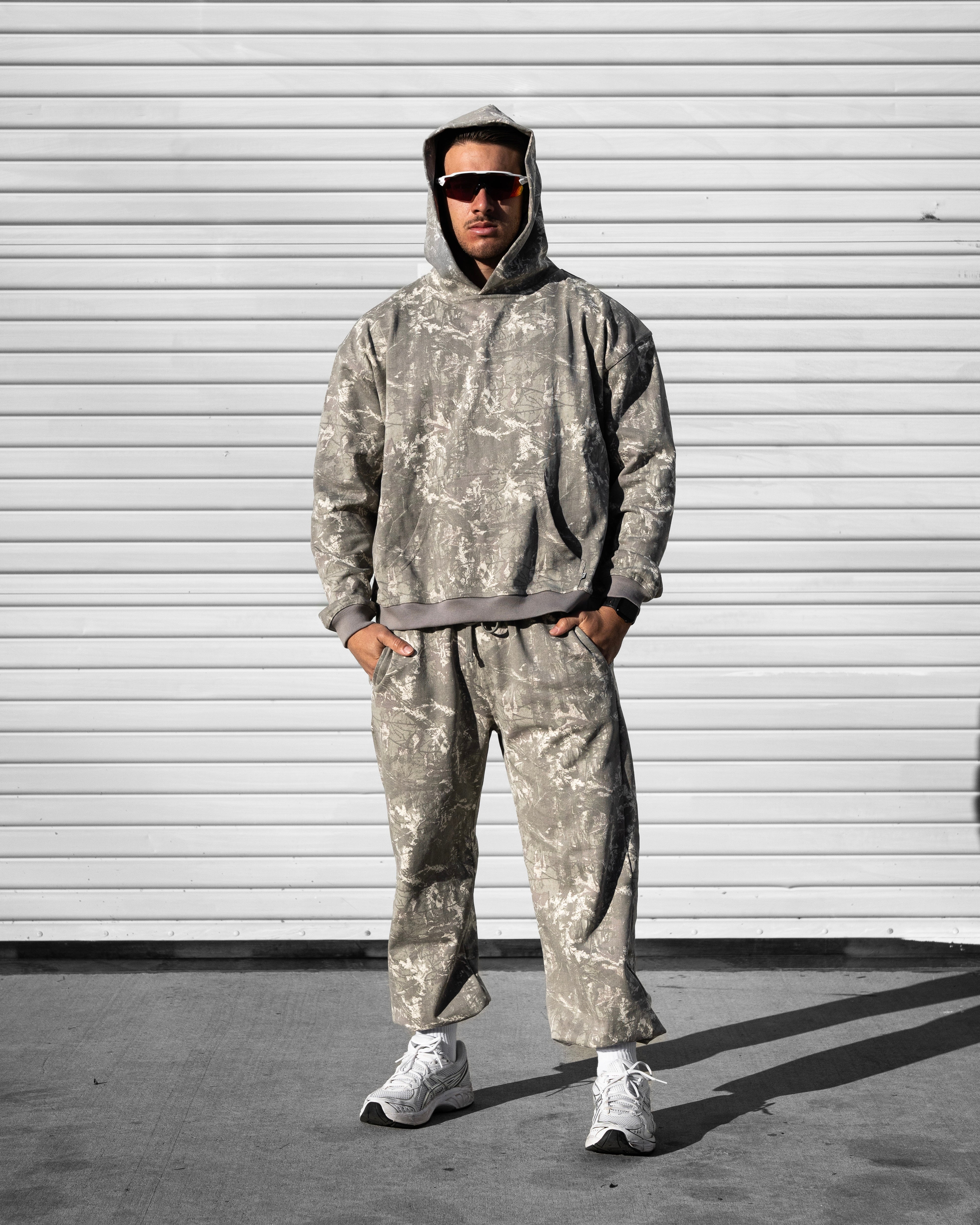 Oversized Light Camo Hoodie