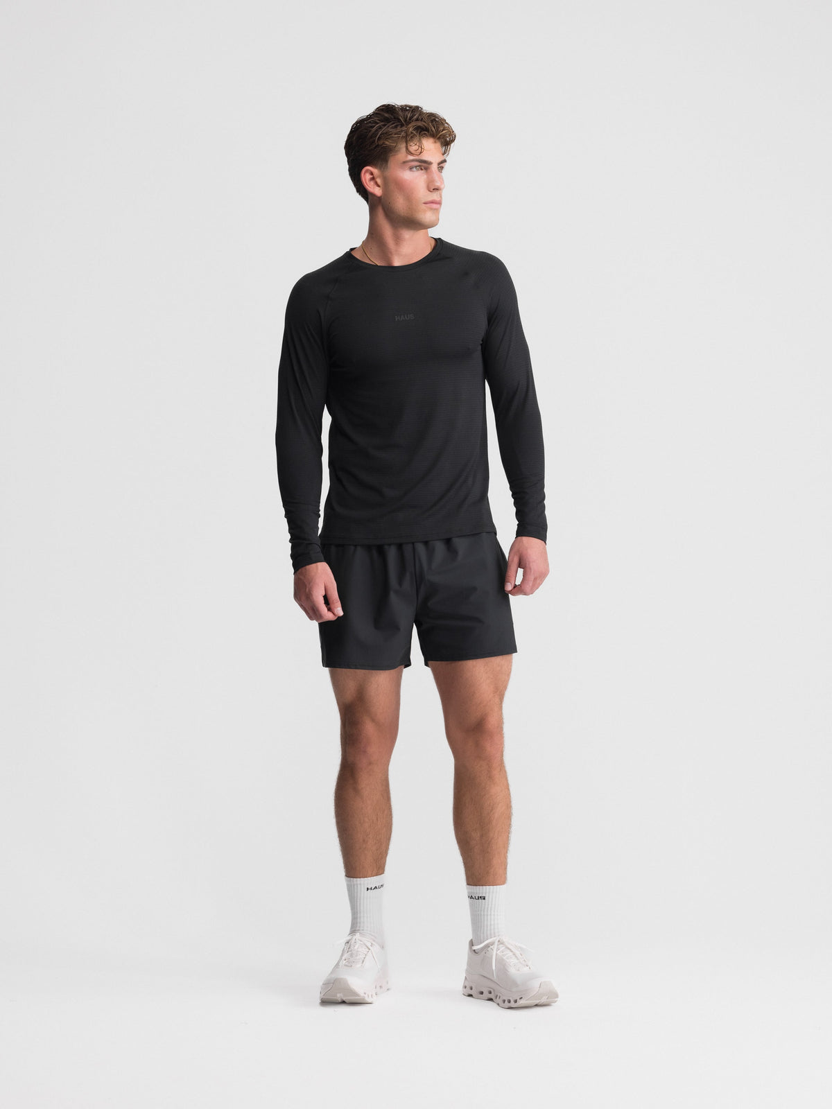 Everyday Essential Short 5 inch in black, worn