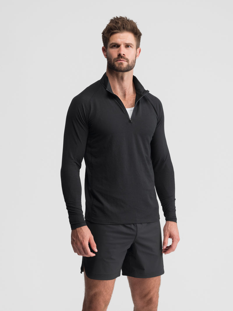 Performance Airknit Fitted Quarter Zip