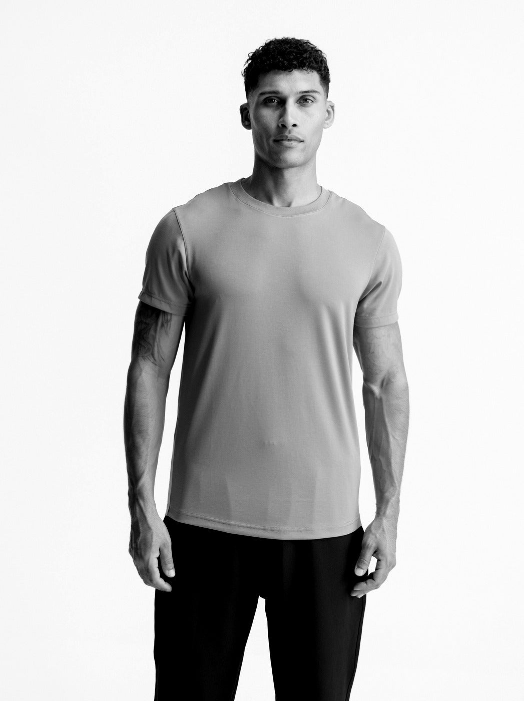 The Super Bundle editorial — everyday athletic tee